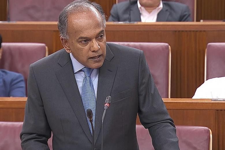 Mr K. Shanmugam accused WP chairman Sylvia Lim of dishonesty.