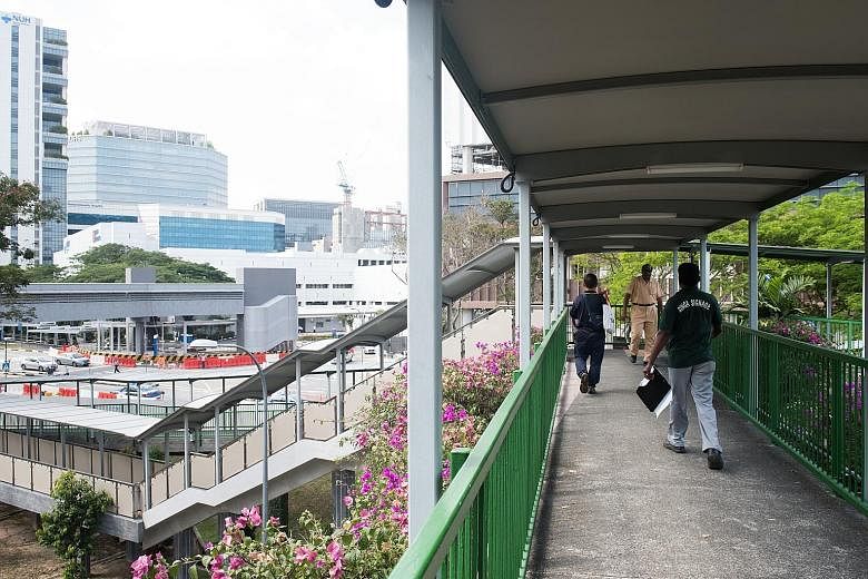 The overhead bridge at Ayer Rajah Expressway, near the National University Hospital, is one of 27 bridges that will be getting a lift. Work will start in the fourth quarter of this year, and is expected to be completed by 2021.