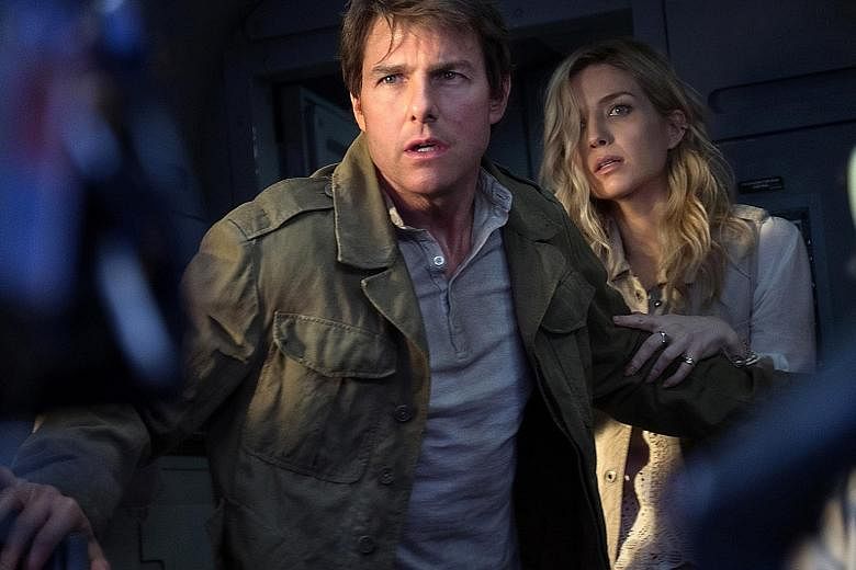 Tom Cruise (right, with Annabelle Wallis) was voted Worst Actor for his role in The Mummy at the Razzies.