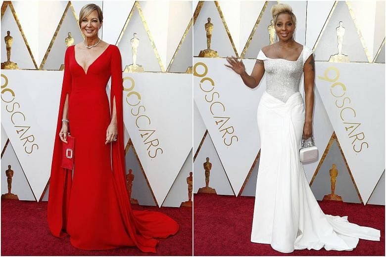 Oscars red carpet glitters in anything-goes fashion attitude