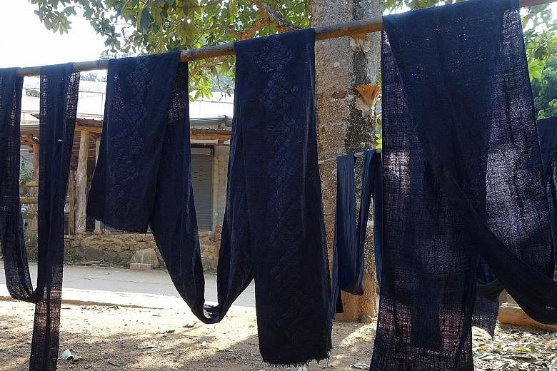 Handwoven hemp cloth (left) being dried after it has been dyed and a hemp plant (right) in a research facility in Chiang Mai. Marijuana being grown for medical purposes, such as treating epilepsy and managing pain. In the United States, where 29 of i