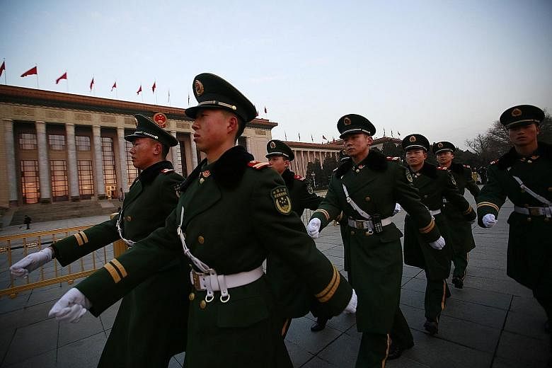 Beijing's decision to boost military spending reversed a 2015 decision to more closely match spending on its armed forces with slower gross domestic product growth.