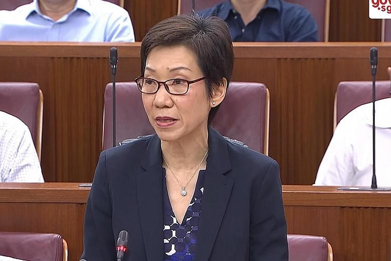 House Leader Grace Fu (above) said Ms Sylvia Lim was in effect accusing the Government of being untruthful.