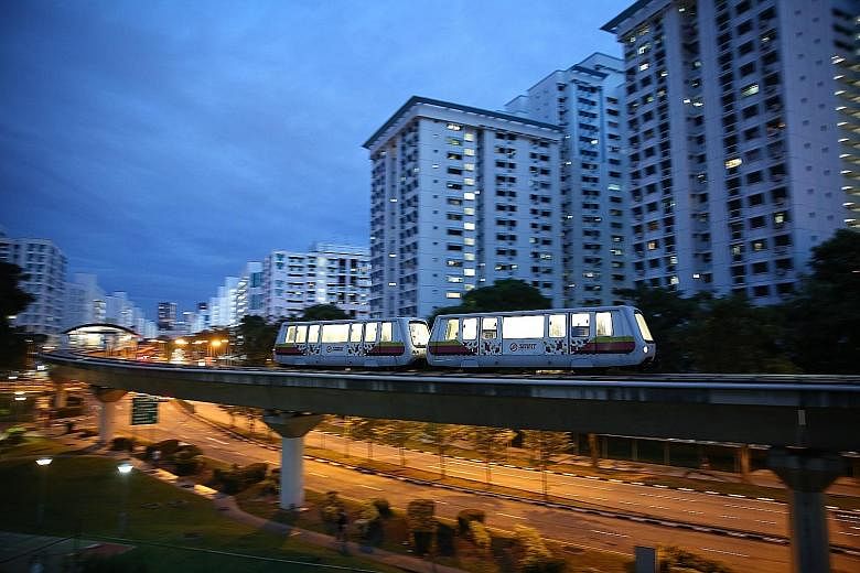 LTA said the average daily ridership for the Bukit Panjang LRT is about 68,000. Out of this, only about 200 passengers - or 0.3 per cent of the total ridership - board or alight at Ten Mile Junction station.