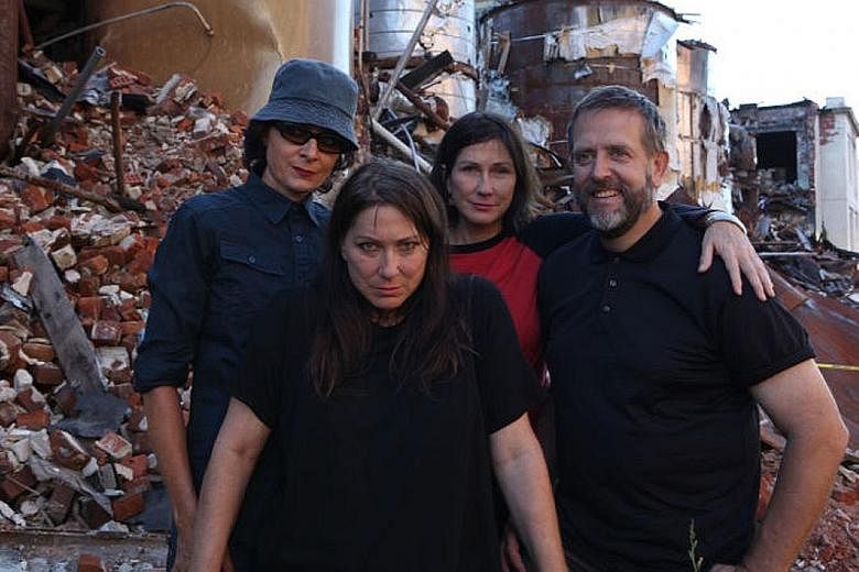 The Breeders (comprising, from left, Josephine Wiggs, Kim Deal, Kelley Deal and Jim Macpherson) mark their third decade in music next year.