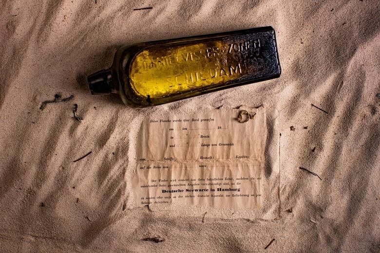 The message in the bottle was written 132 years ago. The bottle was found to have been thrown from a German barque about 950km from the West Australian coast and it will go on display at the WA Maritime Museum in Fremantle.