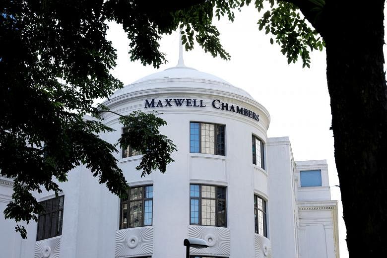 The Maxwell Chambers building in Maxwell Road, which houses the Singapore International Arbitration Centre. The centre's top 10 foreign users hail from countries such as the US, the United Arab Emirates and Germany.