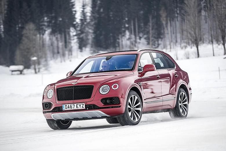 The Bentley Bentayga V8 offers an impeccable ride and body control.