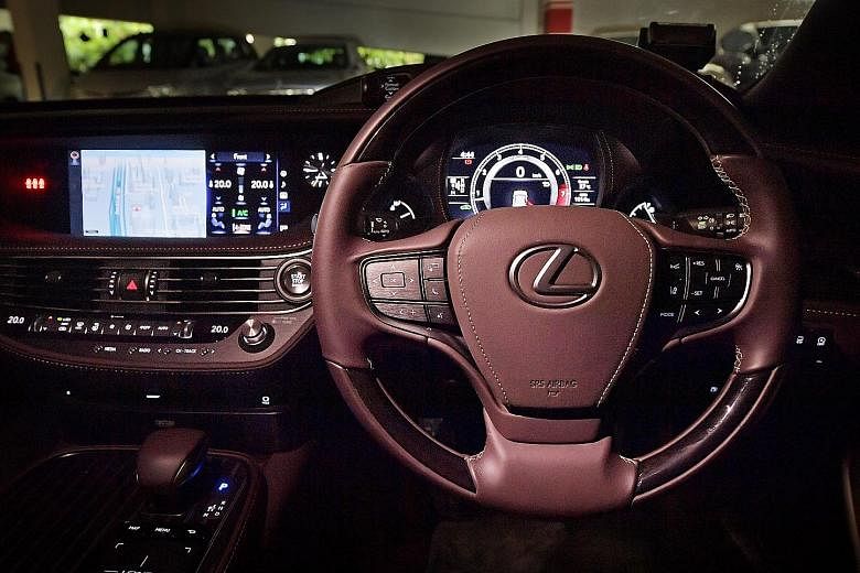 The Lexus LS350 comes with full LED exterior and interior lights, touchscreen display and a slew of active safety systems.