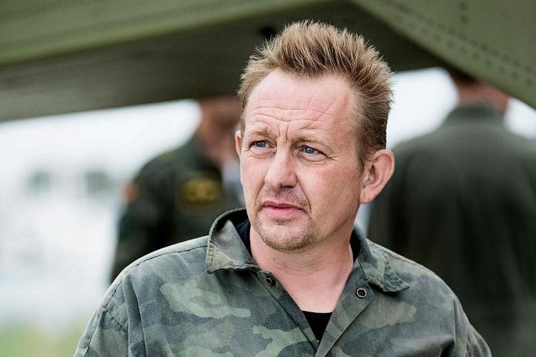 Peter Madsen (above) is accused of killing and dismembering Swedish journalist Kim Wall (top) last year aboard the submarine he built.