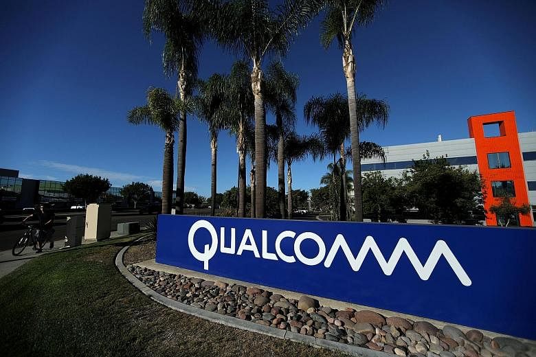 Qualcomm's campus in San Diego, California. US President Donald Trump blocked Broadcom's bid for Qualcomm, citing national security issues.