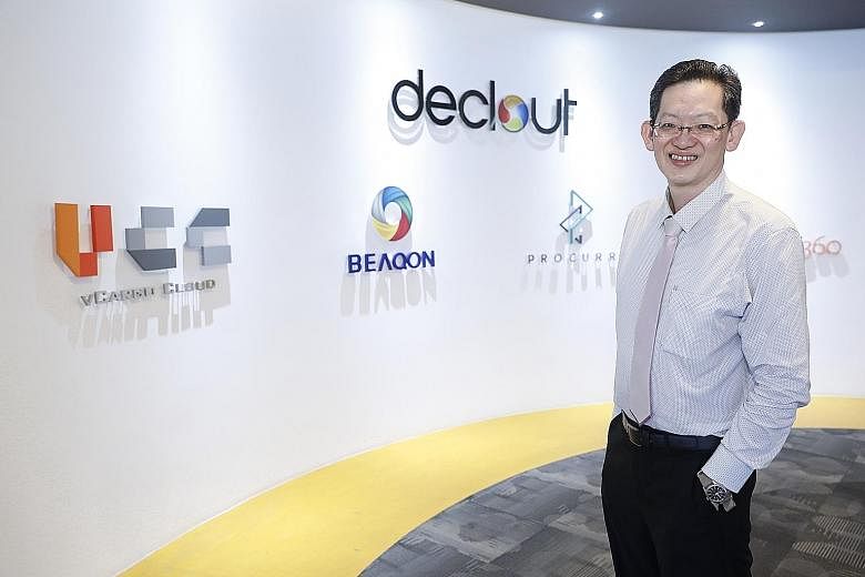 Mr Desmond Tay, co-founder and chief executive of vCargo Cloud, said there is not much innovation in the trade and logistics industry. He added: "We want to disrupt the industry, by building a platform."