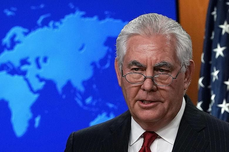 In his farewell remarks on Tuesday, outgoing US Secretary of State Rex Tillerson suggested that the prospect of talks with Mr Kim Jong Un was made possible by the hard work of his State Department and allies.