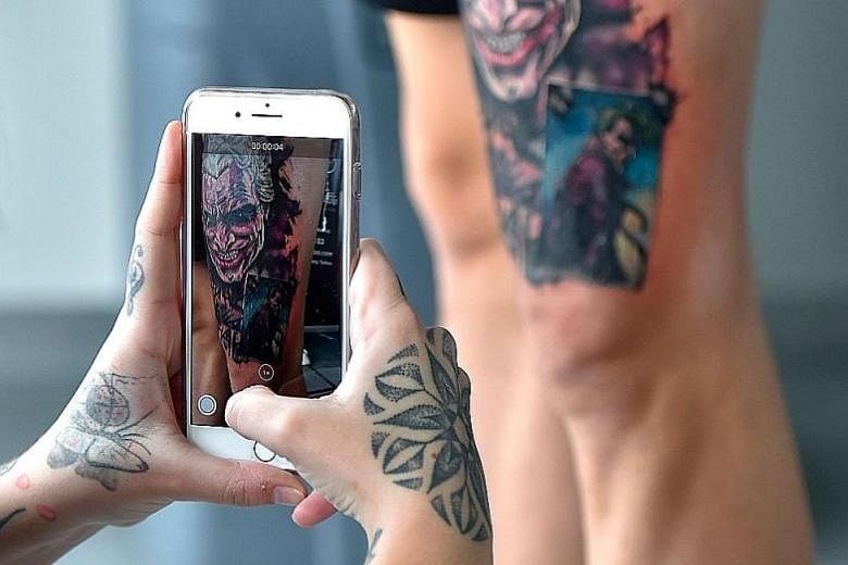 A new study shows that tattoos are actually maintained by an ever-changing process - one in which ink crystals are continuously engulfed, regurgitated and gobbled back up, merely giving the illusion of stasis.
