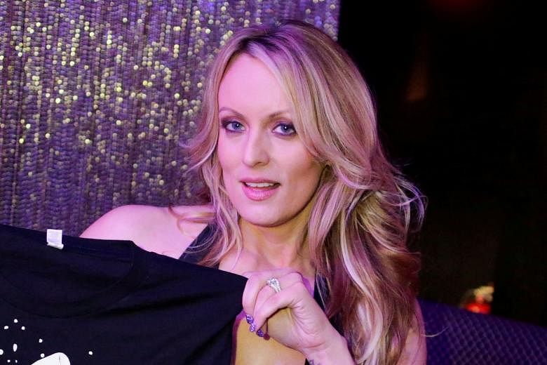 Porn actress Stormy Daniels physically threatened over Trump claims, says  lawyer | The Straits Times