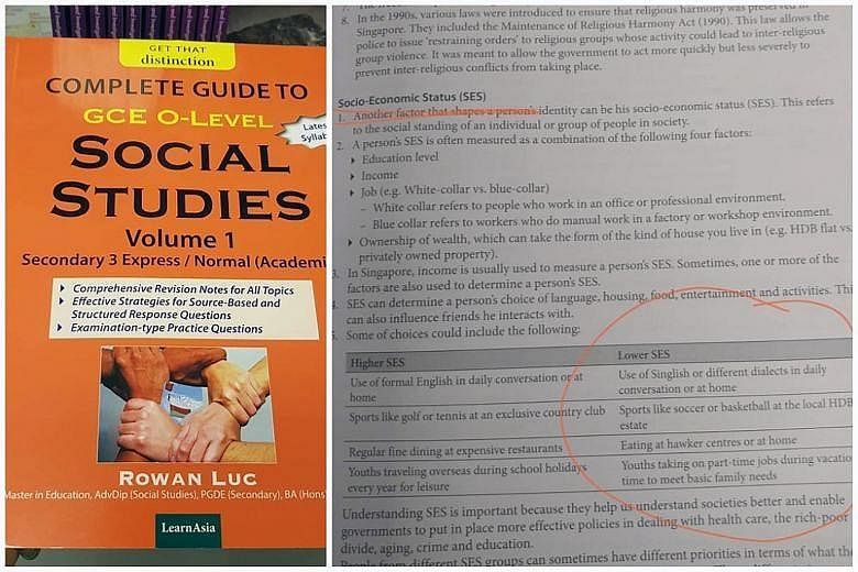 Mr Ahmad Matin's original Facebook post on the guidebook has garnered more than 6,500 shares since Monday. The controversial section had sought to illustrate the concept of diversity in Singapore.