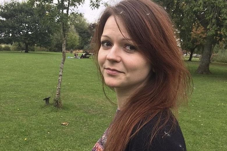 Ms Yulia Skripal flew to London from Russia on March 3, according to police.