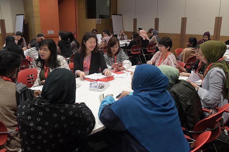 Participants at DAS' sixth Pre-school Seminar at the Lifelong Learning Institute yesterday. One of DAS' key tenets is early intervention, which will equip children with strategies before they start to fail.