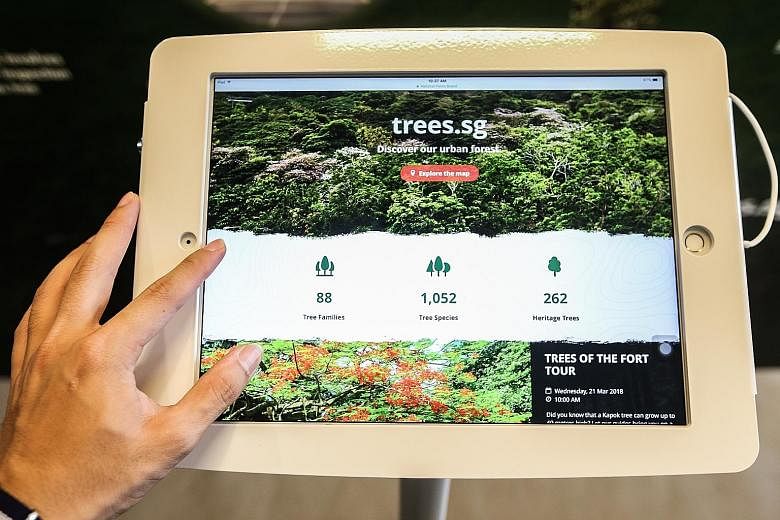 NParks bills its online map as the most extensive tree map in Asia. It hopes to get users excited about the environment.