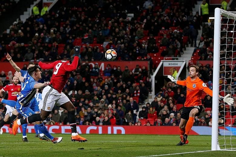Romelu Lukaku opening accounts for Manchester United in their 2-0 win over Brighton. Jose Mourinho had hinted before Saturday's game that his stars were not up to the mark and he left Paul Pogba and Alexis Sanchez out.