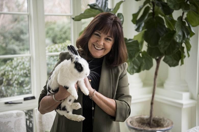 United States Vice-President Mike Pence’s wife Karen (with the family rabbit Marlon Bundo) illustrated children’s book Marlon Bundo’s A Day In The Life Of The Vice-President.