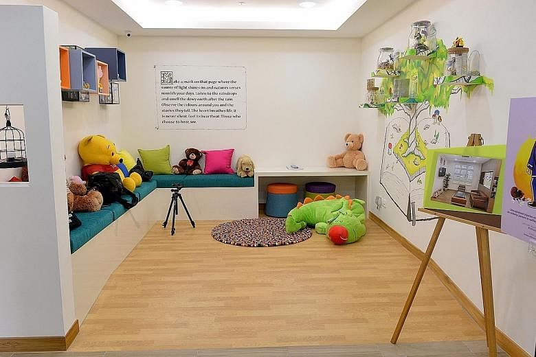 Safe Space, which is run by family specialist centre Pave, helps children under 16 who are victims or witnesses of domestic violence. Children are referred there by the MSF's Child Protective Service, the Family Justice Courts, as well as by relative