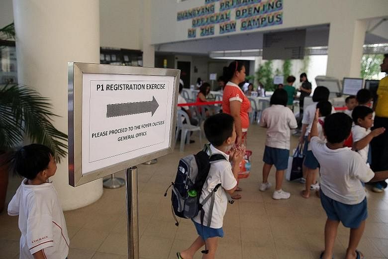 The Education Ministry said the new centralised process from this year will help to streamline Primary 1 registration and make it more convenient for parents. Those who need to ballot "are assured of an equal chance of admission into the school", sai