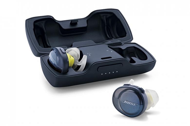 While Bose's SoundSport Free earbuds can come across as chunky, the pair offers good music and audio quality.