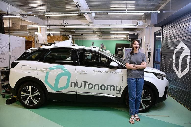 Information systems technology graduate May Quek is one of several SUTD graduates whose internship translated into a job offer. She is now a software engineer at nuTonomy, which makes software for self-driving cars.