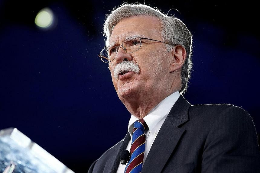 Mr John Bolton (above), a former US ambassador to the United Nations, replaces General H.R. McMaster (left) as national security adviser. Mr Bolton, who has advocated the use of military force against North Korea, has previously been rejected as a ne