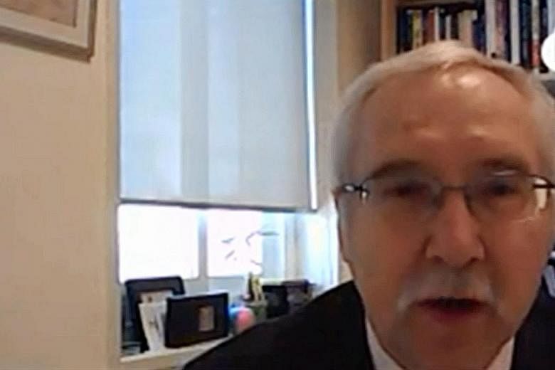 Israel-based academic Gerald M. Steinberg, speaking via video conference, said HRW selectively looks for evidence that proves its case.