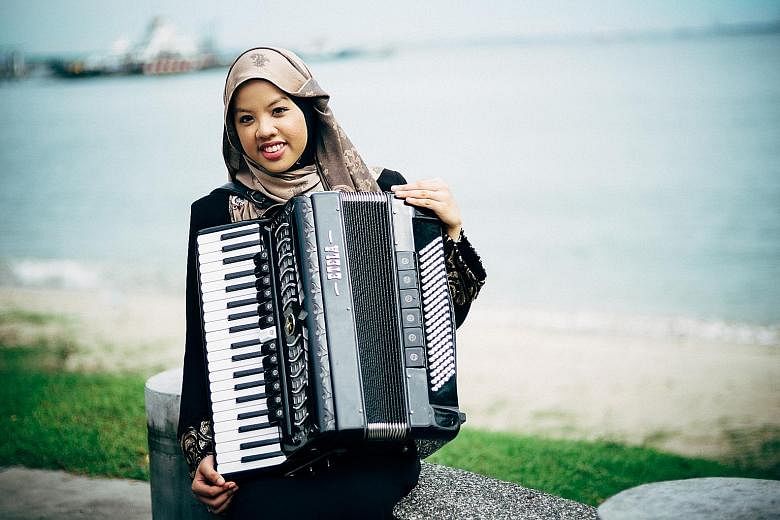 Composer/musician Syafiqah 'Adha Sallehin will conduct a workshop centred on the accordion's role in traditional Malay music.