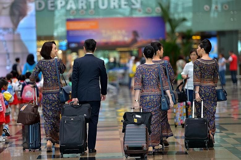 Ground handling firm Sats now arranges for a taxi or private-hire car for SIA cabin crew who work late. From June 1, they will have to make their own transport arrangements to and from the airport, while the monthly transport allowance will also rise