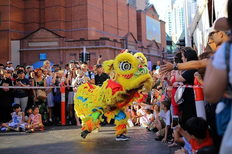 Chinese New Year celebrations in Sydney this year. Australia has about 1.2 million people of Chinese heritage - about 5 per cent of the population.
