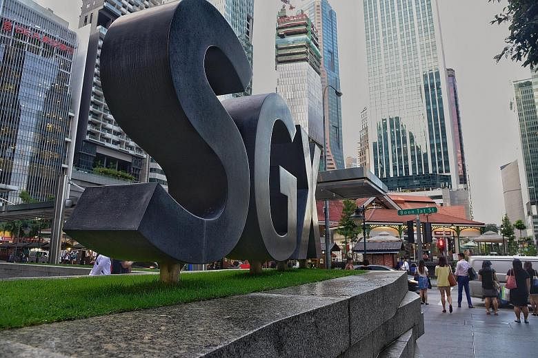 The Singapore bourse's market cap stood at $984.5 billion at the closing bell on March 29, the last trading day of the month. A Daiwa report last month noted that the United States and China are locked in a geopolitical contest, which it calls a "gre