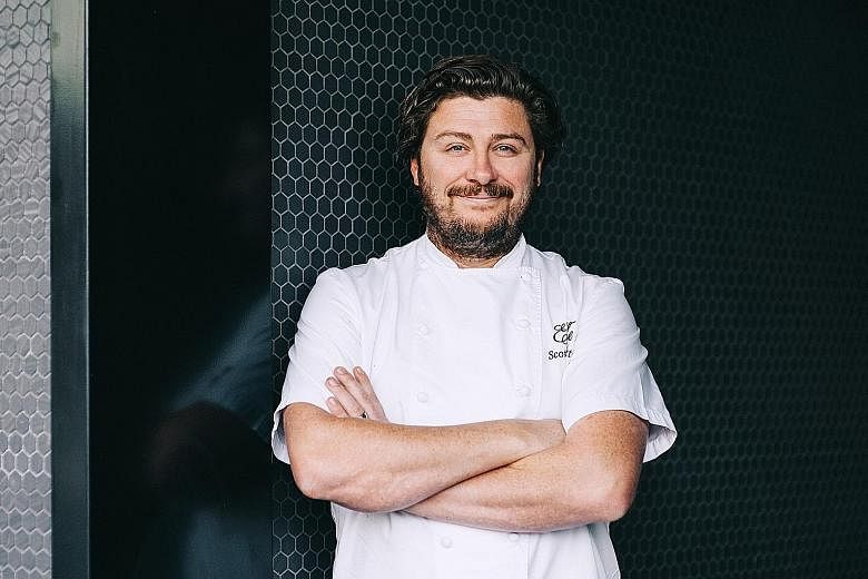 Chef-restaurateur Scott Pickett (left) from Estelle by Scott Pickett will team up with chef Christopher Millar from Stellar for a five-day event this month.