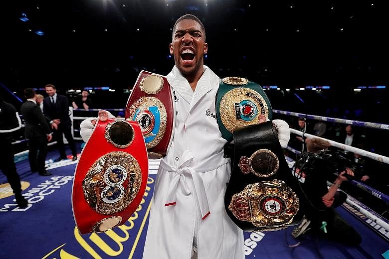British heavyweight champion Anthony Joshua wants to add the WBC belt to his collection.