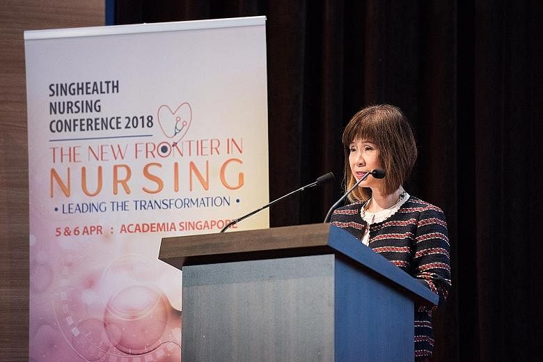 Senior Minister of State for Health Amy Khor said public healthcare institutions are making efforts to redesign nurses' work.