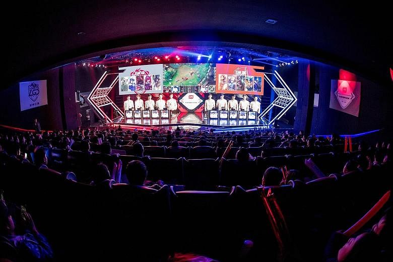 LGD Gaming's multimillion-dollar eSports venue in Hangzhou has a 400-seat capacity and packs in pumped-up fans when it hosts matches featuring the home team in the League Of Legends Pro League.