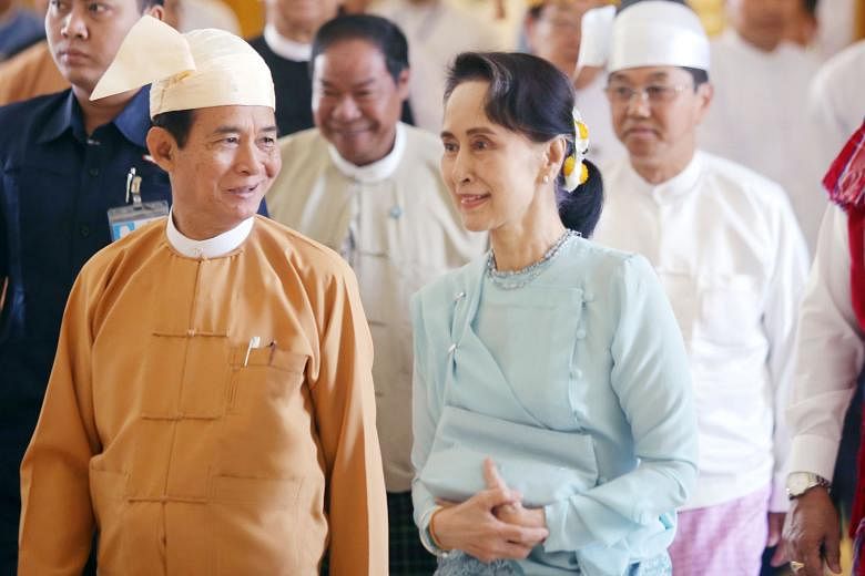 Myanmar President Win Myint is expected to be a central member of Ms Aung San Suu Kyi's executive committee, as he is her close confidant.