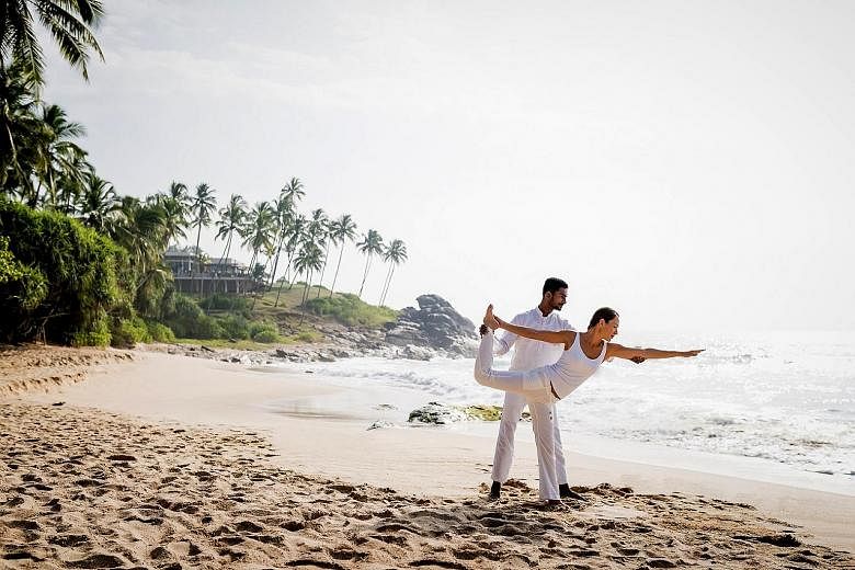 Doing yoga by the beach is part of the Deep Sleep wellness programme at Anantara Peace Haven Tangalle Resort in Sri Lanka. The Belem Tower in Lisbon is part of Insight Vacations' Best of Spain & Portugal tour, which is offered at a discount this mont