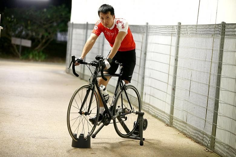 National para-cyclist Tan Hun Boon, who won a bronze medal on his debut at last year's Asean Para Games in Kuala Lumpur, gives talks and conducts motivational workshops for schools, private companies and the Singapore Armed Forces.
