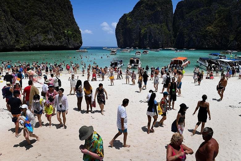 Thailand's popular Maya Bay beach will be off limits for four months from June to September, officials announced last month, in a bid to save its ravaged coral reefs.