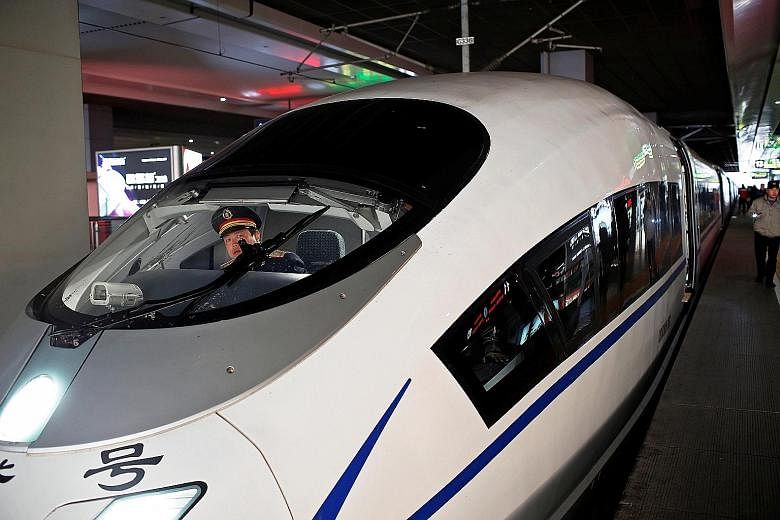 Many high-speed rail journeys in China are faster than flying.
