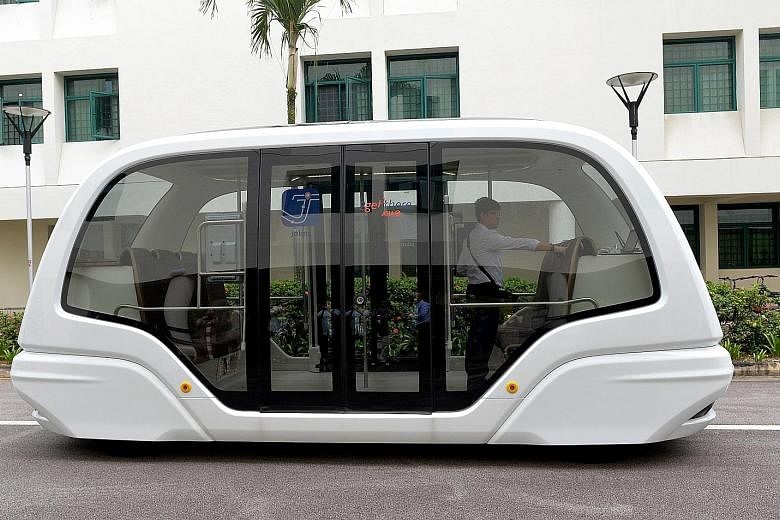 Nanyang Technological University students will soon be able to make their way around campus on a driverless shuttle bus, as part of a collaboration between NTU, SMRT Services and Dutch firm 2getthere. The bus, which can carry 24 passengers and travel