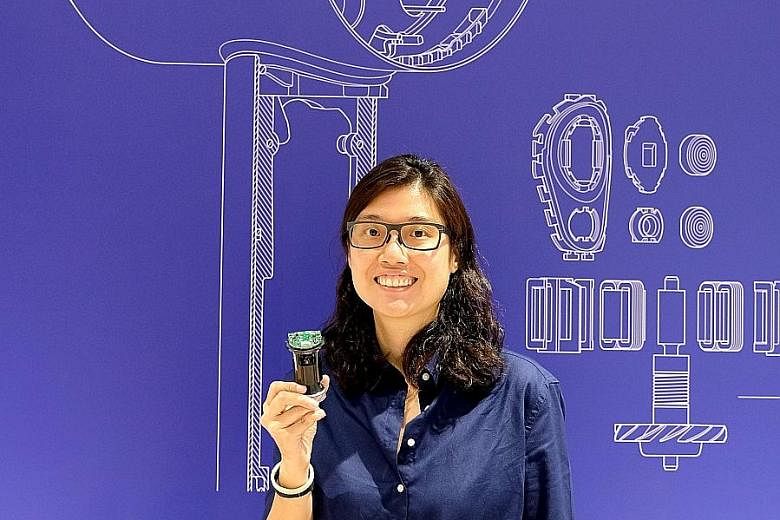 Dyson's research, design and development engineering manager Yvonne Tan has overseen the manufacture of more than 20 million digital motors in Tuas since joining the company in 2015.