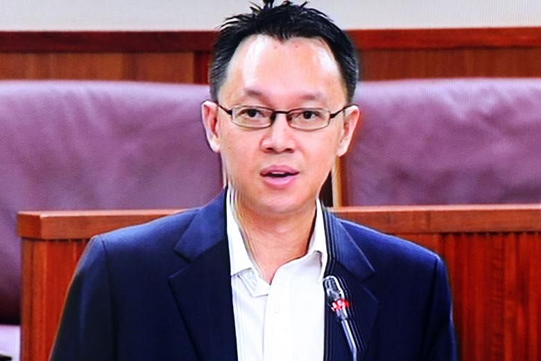 Jurong GRC MP Tan Wu Meng (above) was talking to a resident during his Meet-the-People Session in Clementi (left) at around 10pm on Monday night when a young man dashed towards him and began hitting him with his fists.