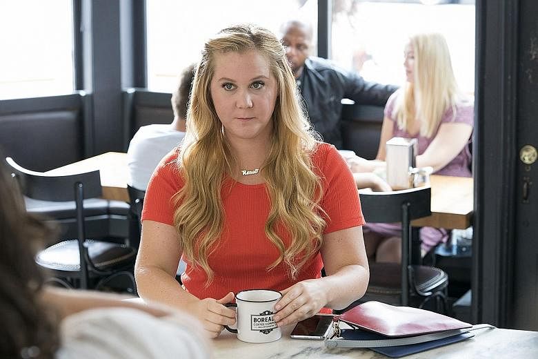 Renee (Amy Schumer) is a woman who magically sees herself as slim when in reality, she is plus-sized.