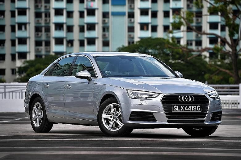 The Audi A4 is equipped with a 2-litre B-cycle engine, offering a lively and punchy drive.
