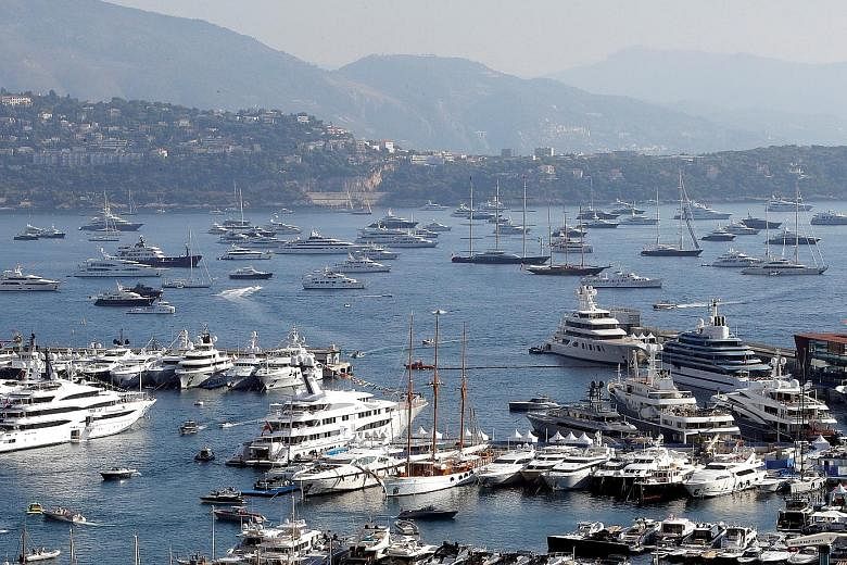 Luxury boats in Monaco. London divorce courts are known for being more sympathetic to homemakers.
